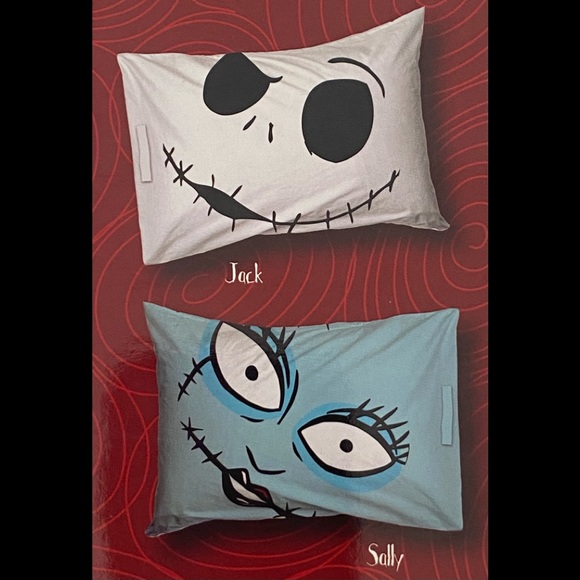 Disney Other - Disney’s Nightmare Before Christmas Jack and Sally Two Pack Pillow Cases